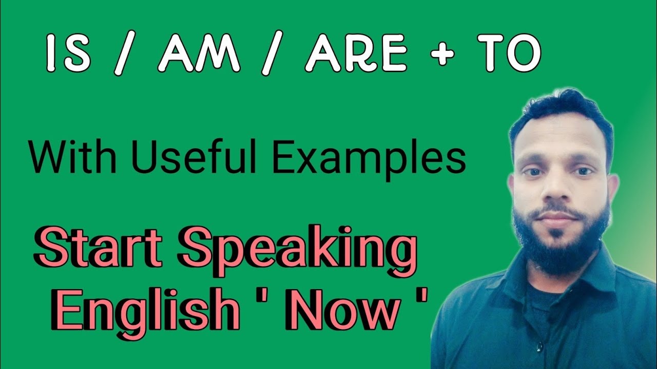 Use of Is Am Are with Infinitive (To + Verb) | English Grammar Easy Explanation