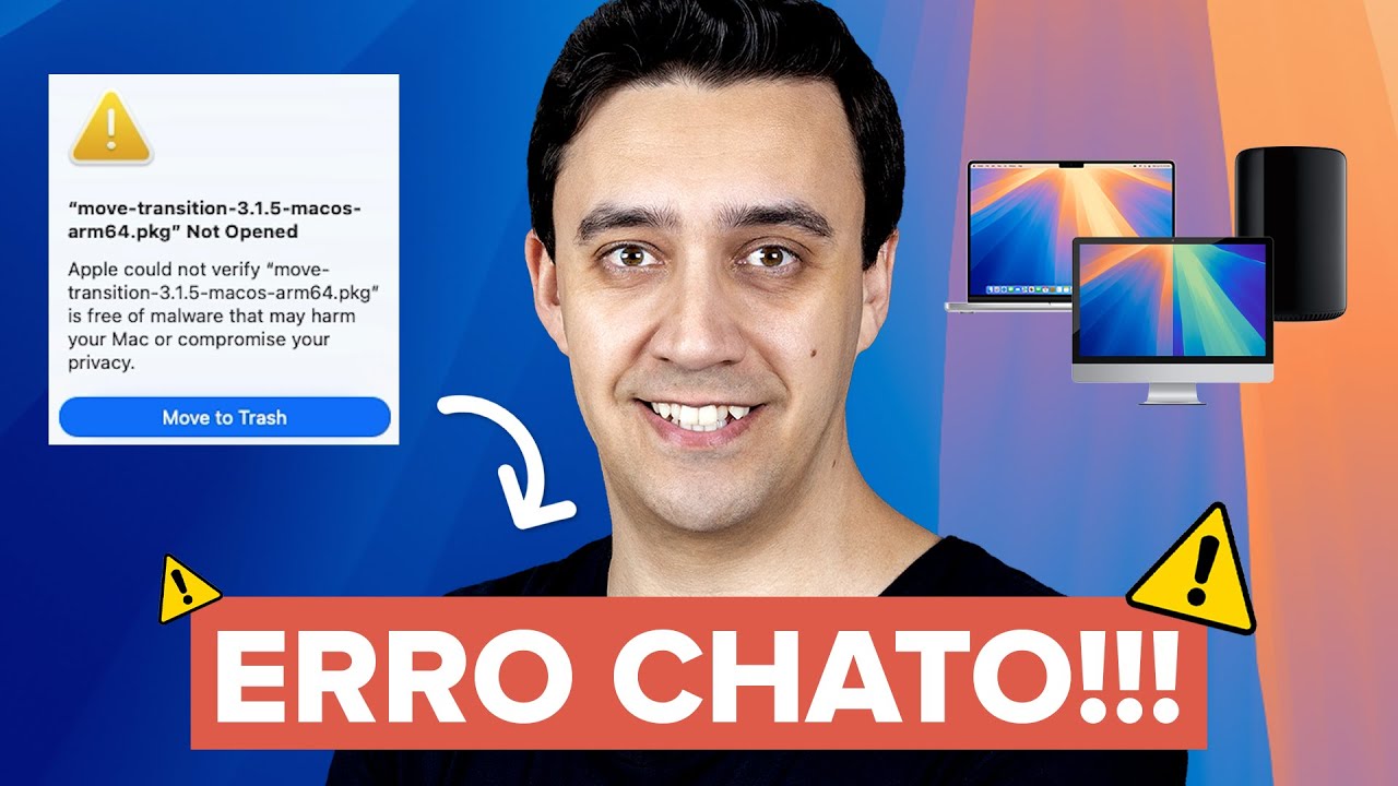 ⚠️ Erro "APP DANIFICADO" ou "Mover para o Lixo"? Como Resolver no Mac!