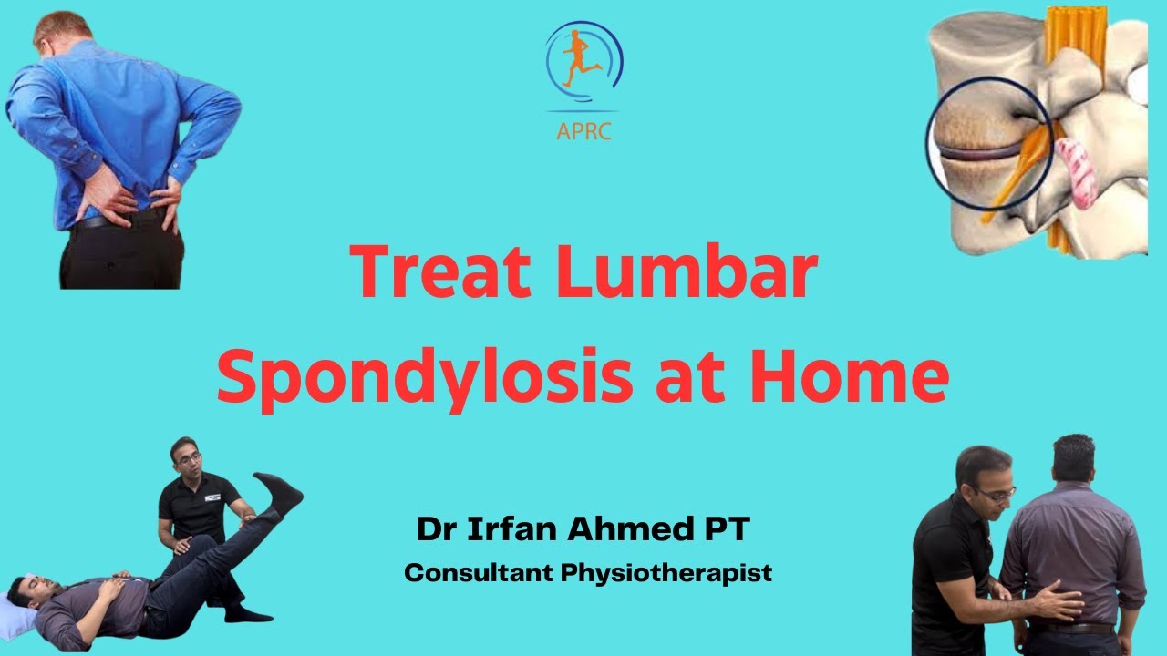 Treat Lumbar Spondylosis at Home | Top Six exercises for Low Back Pain |Urdu