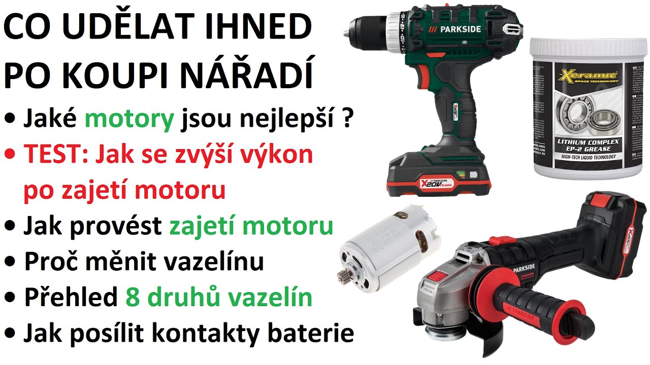 Jak na vyšší výkon a životnost nářadí