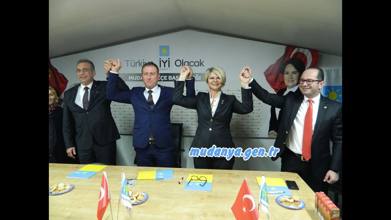 İYİ PARTİ MUDANYA BELEDİYE BAŞKAN ADAY ADAYLARINI TANITTI