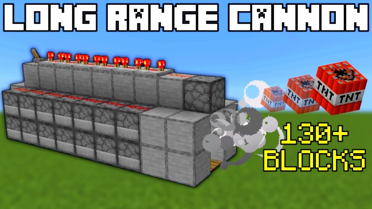 🦅 Minecraft Bedrock 1.20 | LONG RANGE TNT CANNON TUTORIAL!
