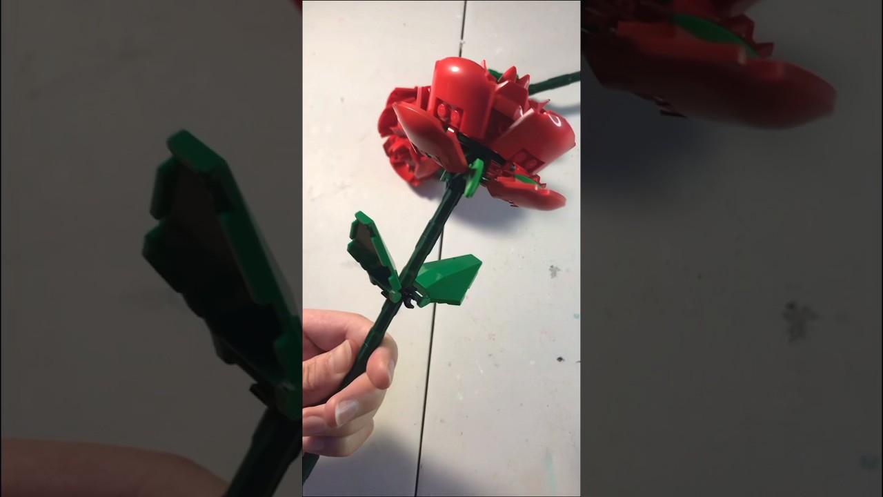 Building Lego rose 🌹#lego #asmr