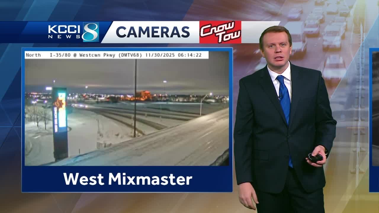 Iowa weather: Sunday morning road conditions