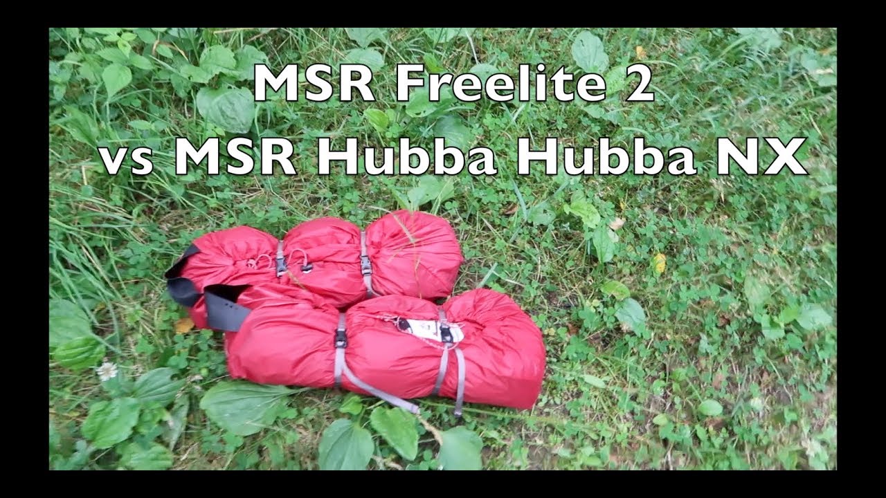 MSR Freelite 2 vs MSR Hubba hubba NX