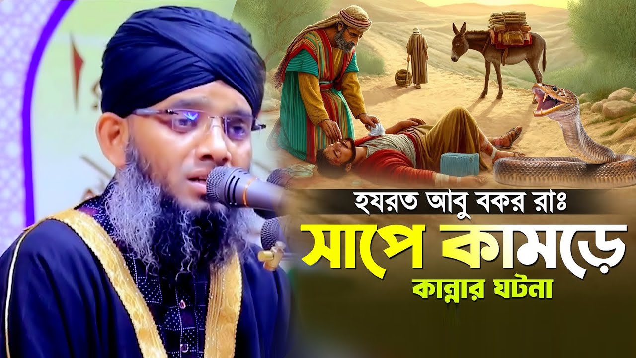 হযরত আবু বকর রাঃ সাপে কামড়ে কান্নার ঘটনা,গাজী সোলাইমা Gazi solaiman Qadri Waz