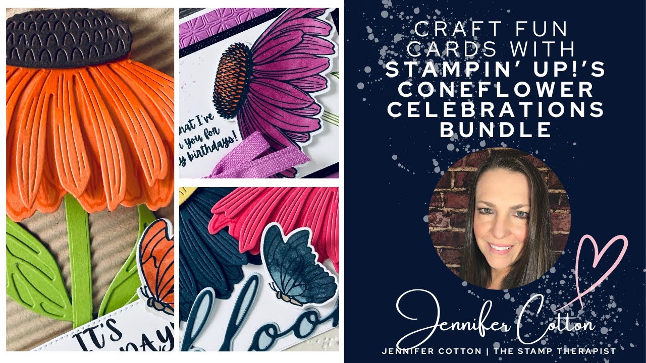 🌺Free Card Class | Coneflower Celebrations Bundle from Stampin’ Up!