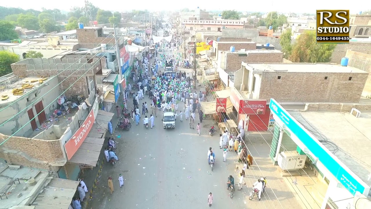 #faizan-e-Madina jaloos in basir pur sharif. coverage by Rs Studio.