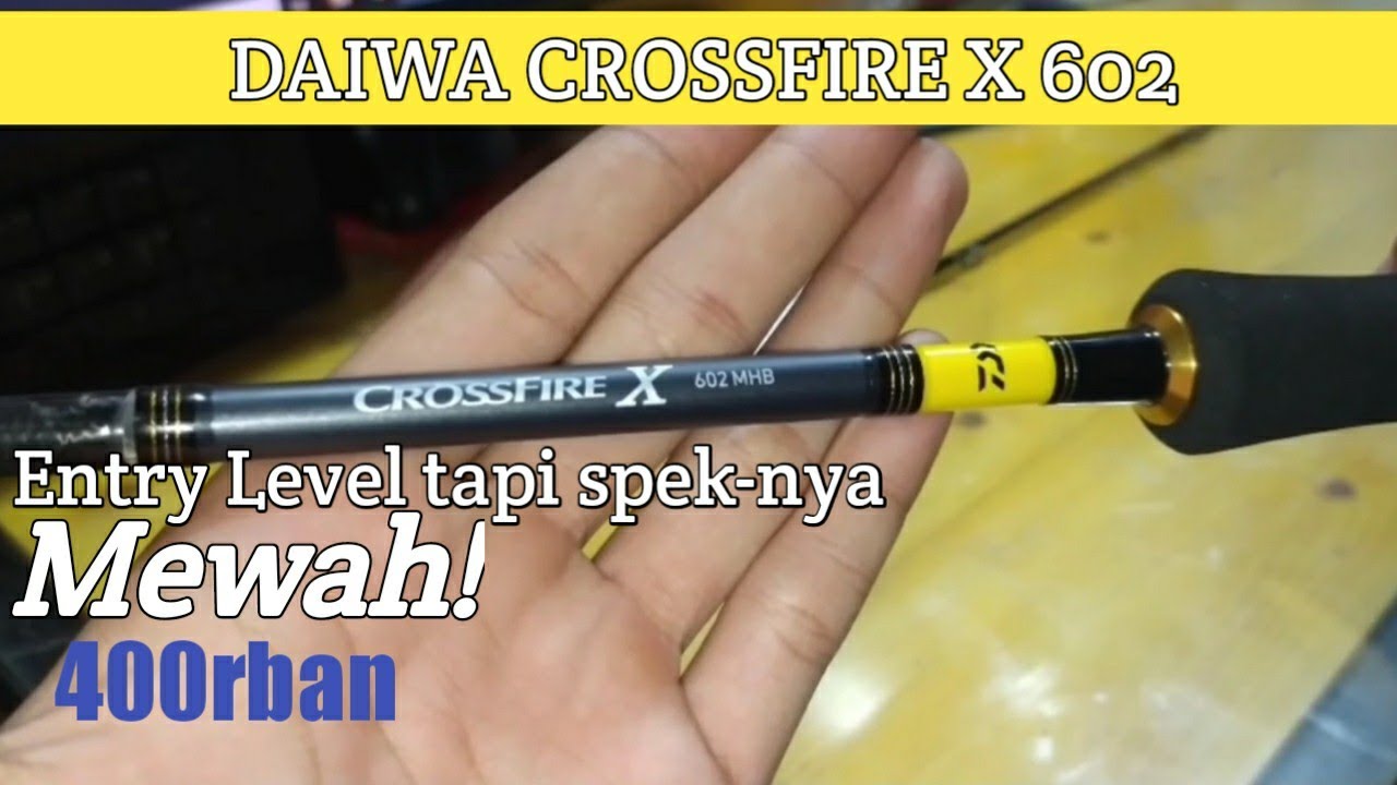Review Joran Daiwa Crossfire X 602 || Braiding X, Titanium Oxide