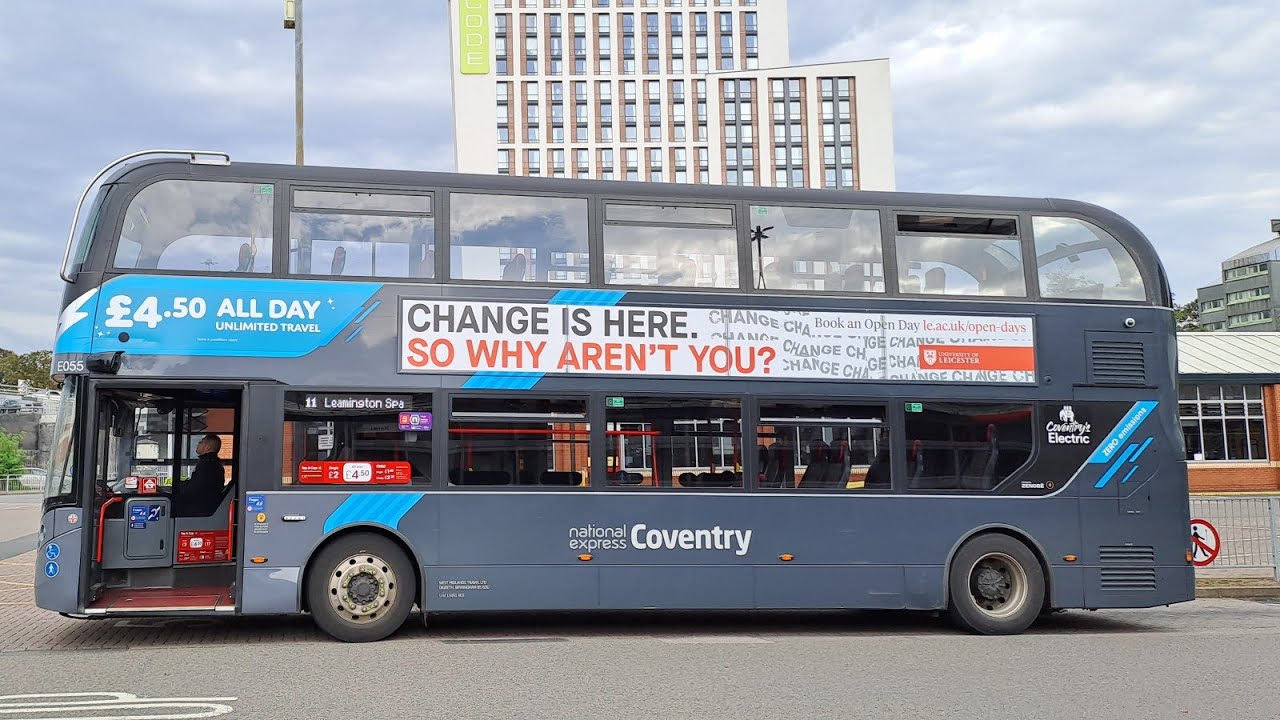 NX Coventry 11: Coventry 高雲地利 ➡️ Leamington Spa 利明頓温泉 | Full Route Visual 全程展望