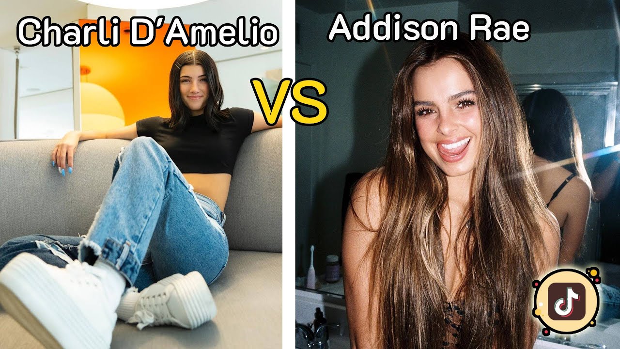 Charli D'amelio VS Addison Rae Dance TikTok Compilation April 2020