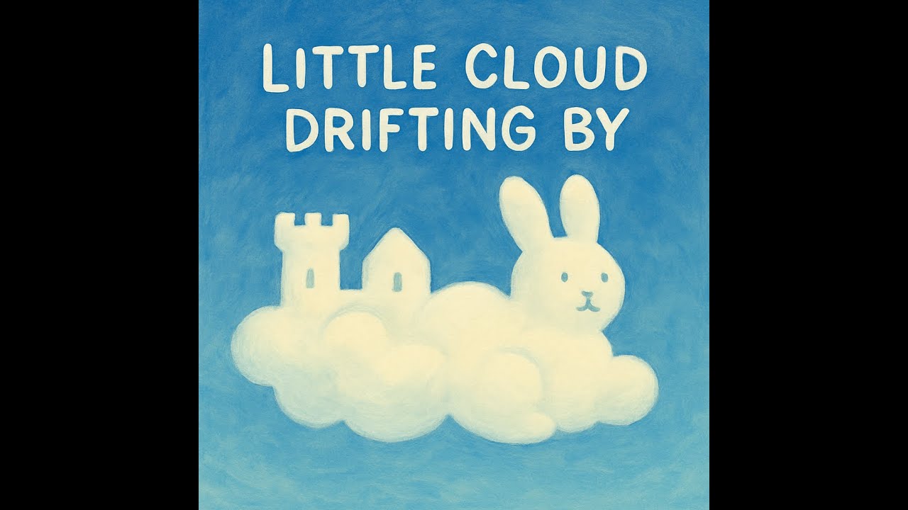 ☁️ Little Cloud Drifting By | Dreamy Calm Song for Kids | Lullaby | Giggle and Sing | Bedtime Music
