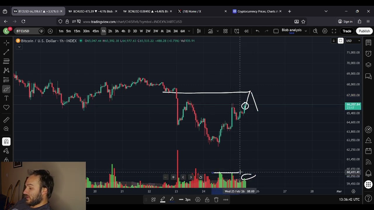 Bitcoin Higher Low?!?! Wait For Confirmation!!!!!!
