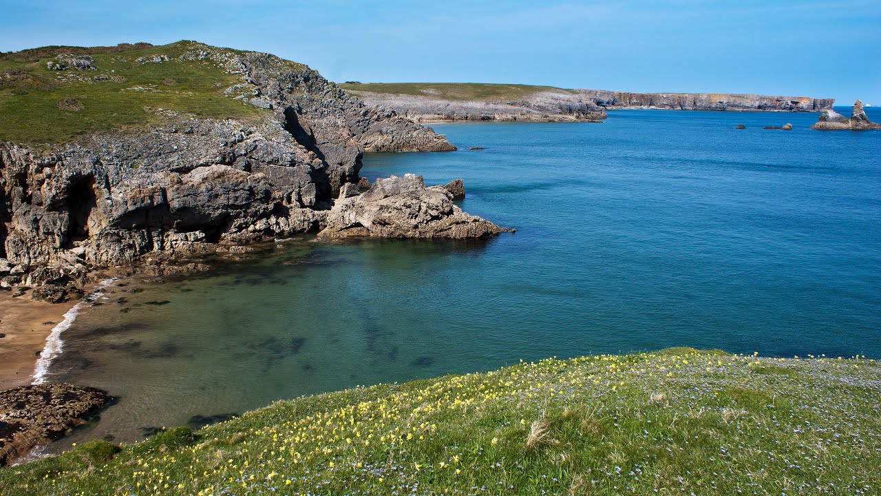 Stackpole Quay Barafundle Beach St Govans Chapel Pembrokeshire Coast West Wales