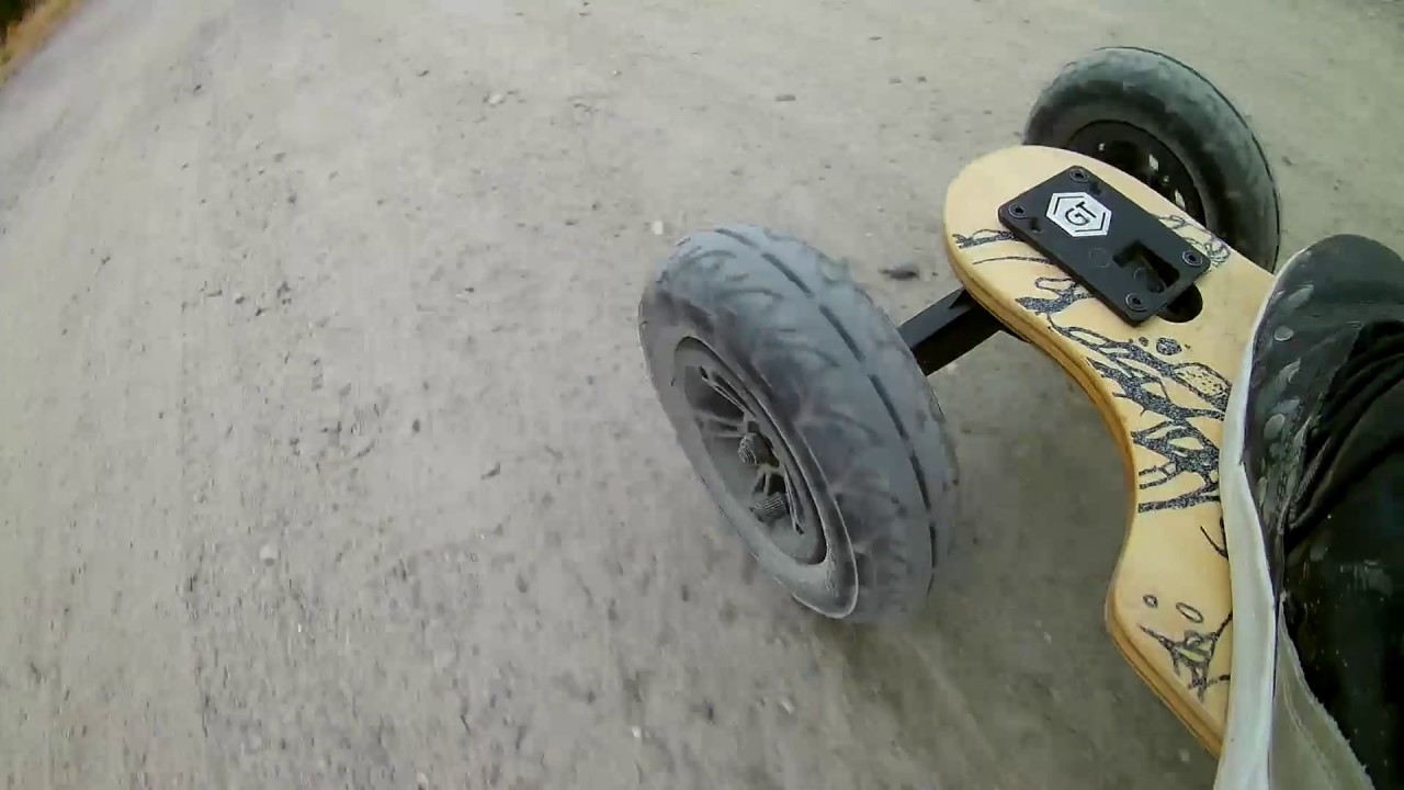 Evolve GT Bamboo All Terrain (off road skate session)
