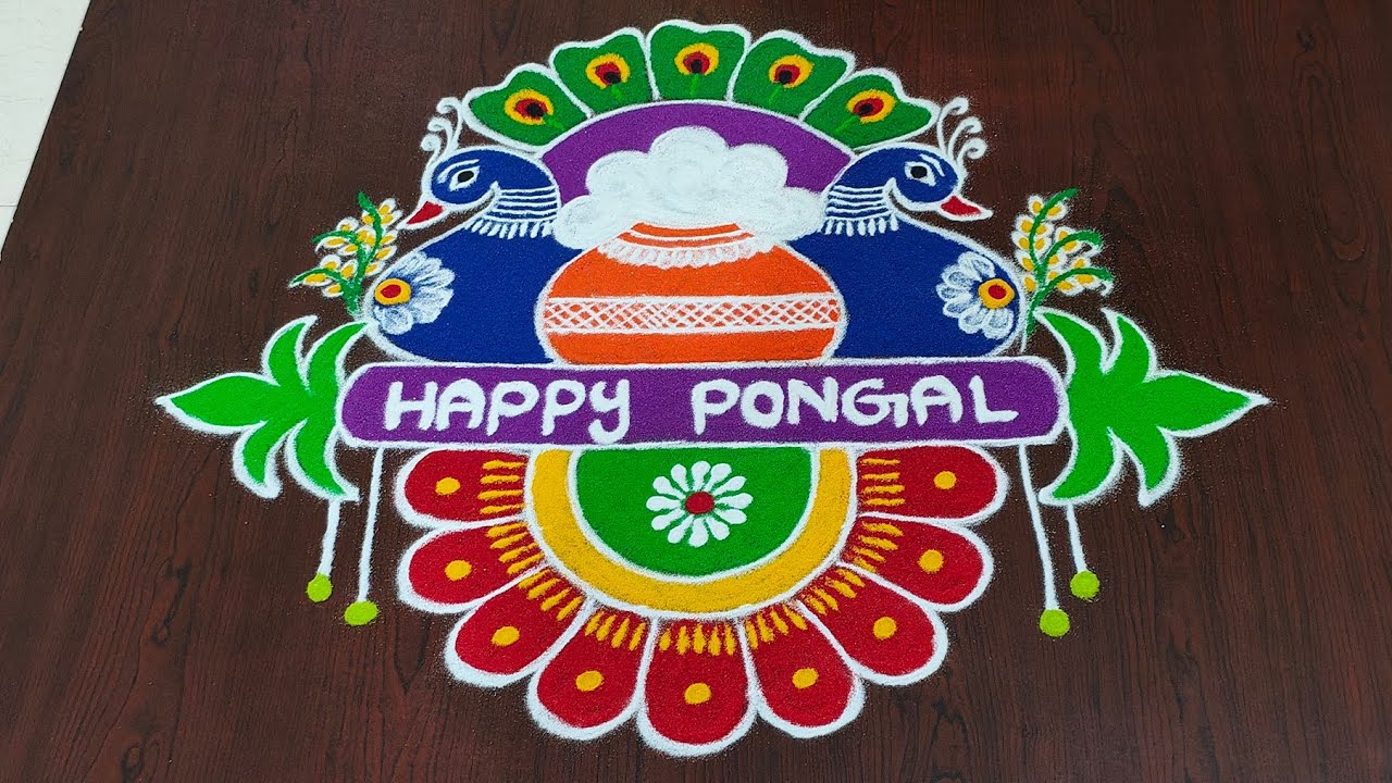 8×2dots pongal special rangoli|bhogi kundala muggulu|bhogi kolams