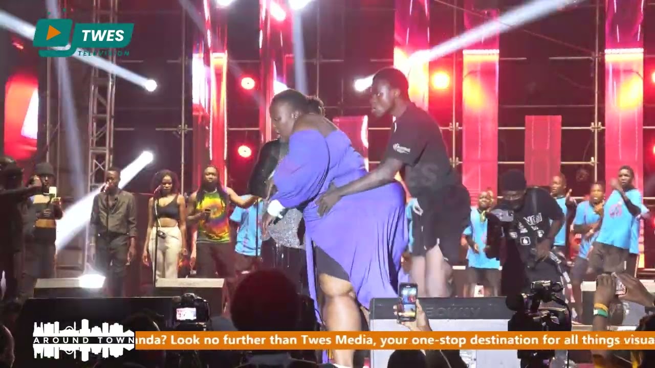 OKWEPICHA CONCERT, FAT BOTTOMED LADY MAKES IT HAPPEN LIVE ON STAGE
