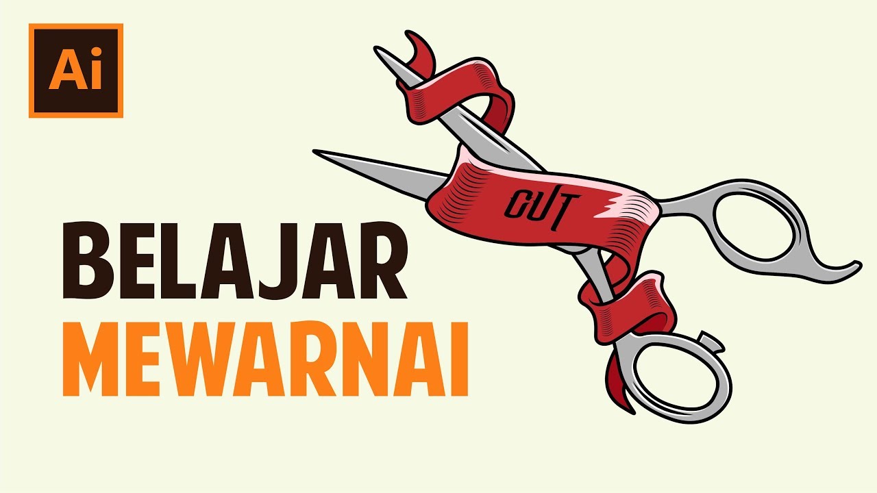 Belajar Mewarnai Dengan Live Paint Bucket | Adobe Illustrator