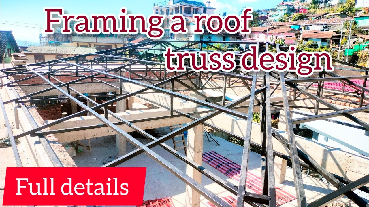 How to install roof trusses || छत पर ट्रस कैसे स्थापित करें ||