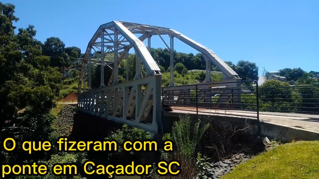 Virou atração no parque Pare, Olhe e Escute em Caçador SC