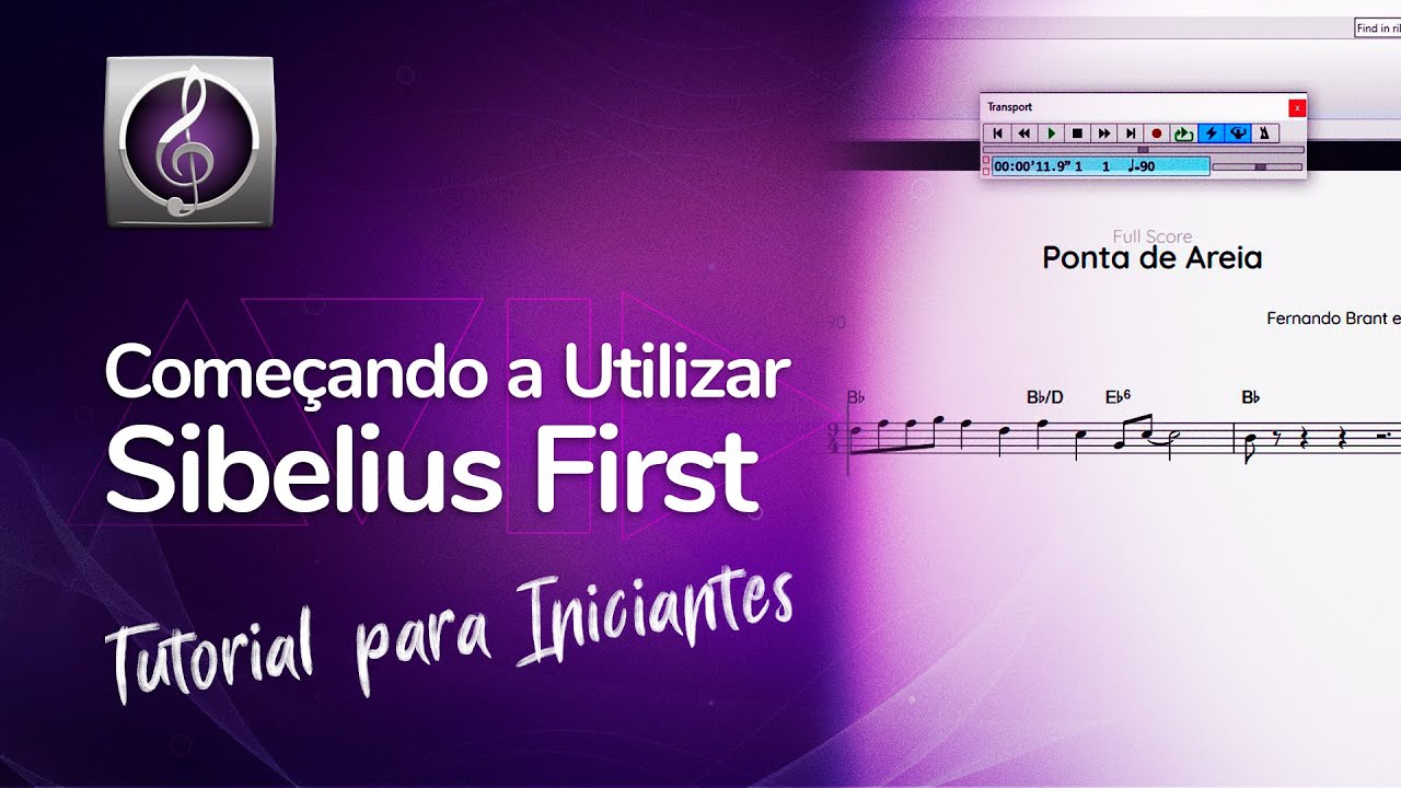 Sibelius First - Tutorial para Iniciantes - Primeiros passos (Tutorial for beginners)