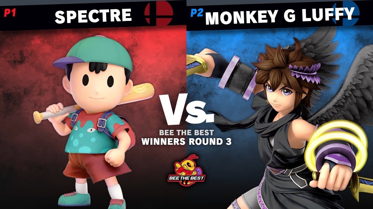 Bee The Best - Winners Round 3 - Spectre(Ness) vs. Monkey G Luffy(Pit)