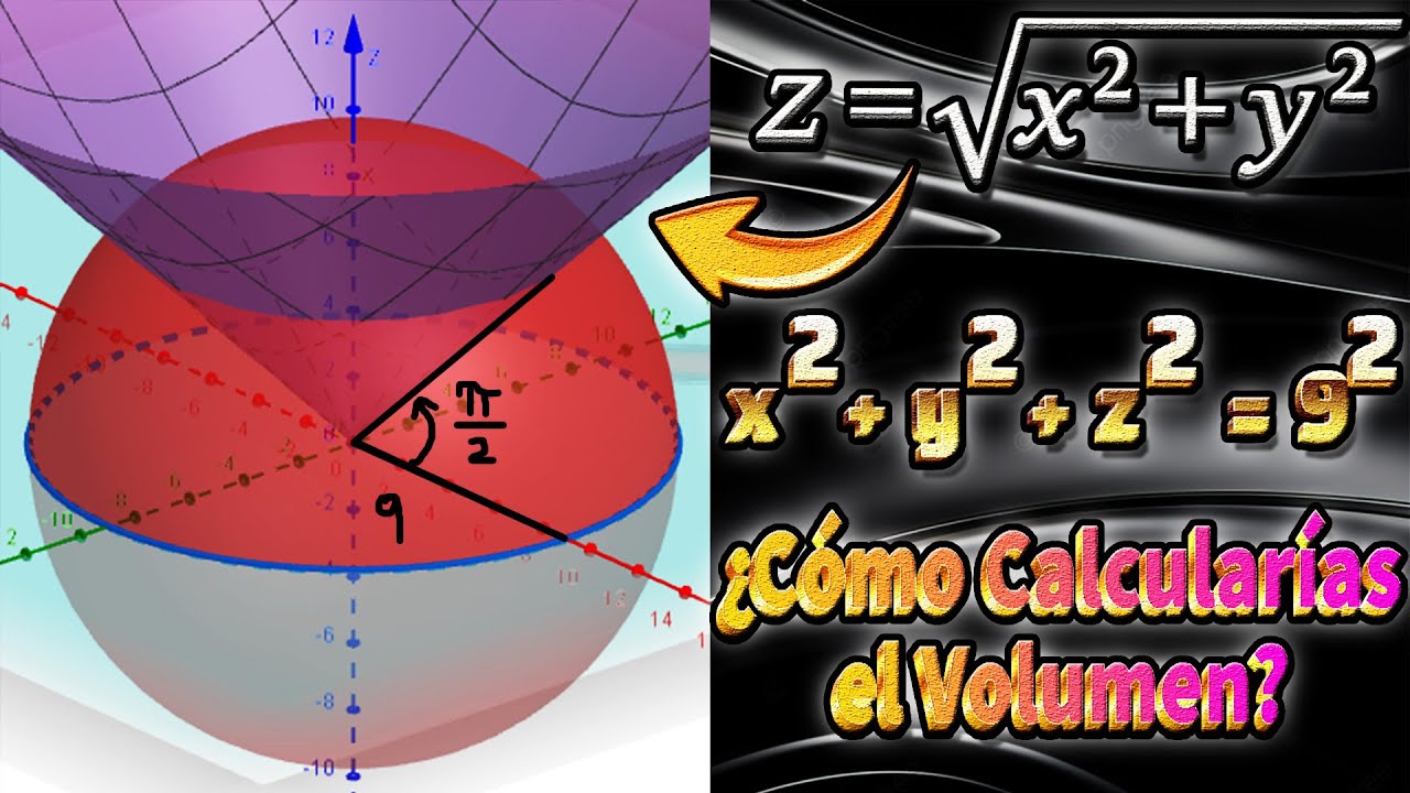 Determine el Volumen del Sólido que está Dentro de la Esfera x^2 + y^2 + z^2 = 81, sobre el Plano XY