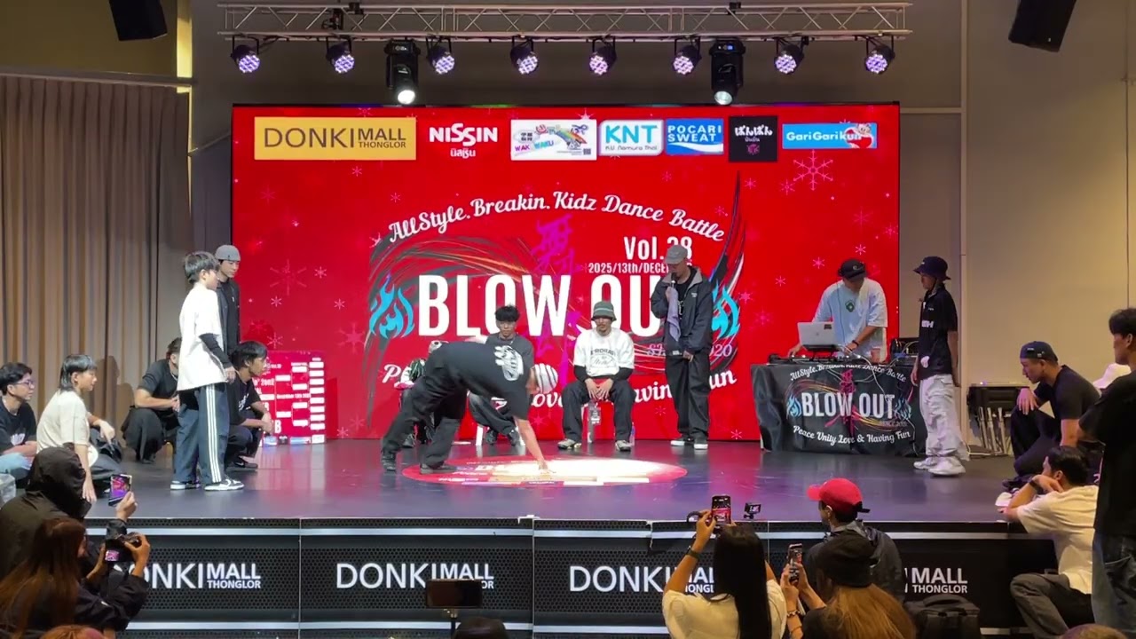 BLOW OUT Vol.38 Breakin' MIX 2on2 FINAL Scrumpman&MAX vs Chakarit&WAZU