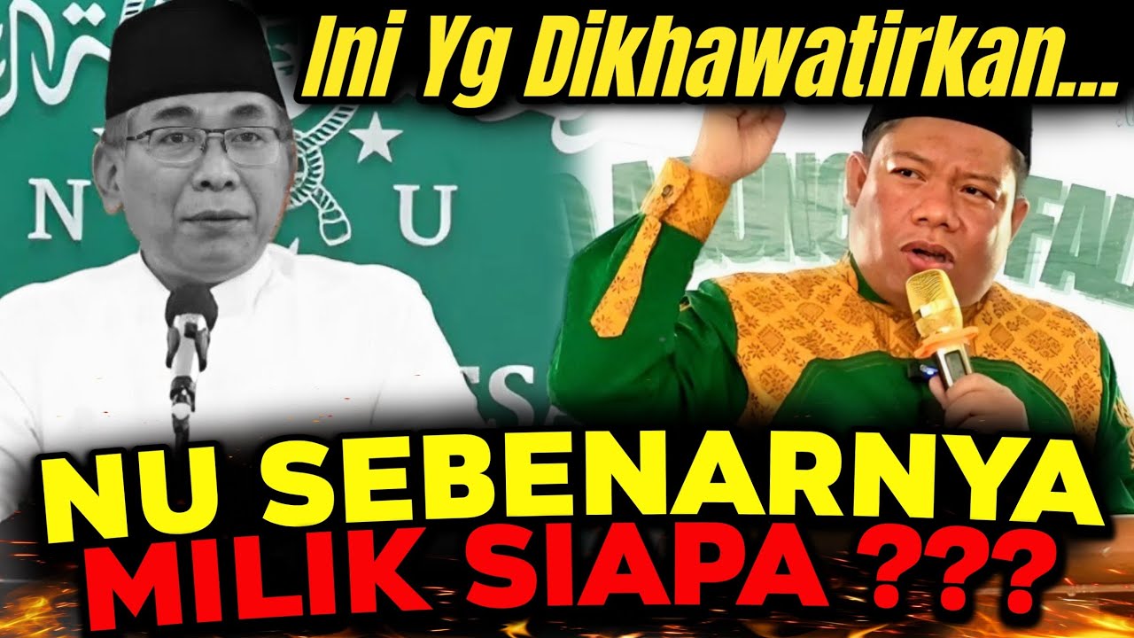 NU MAU DIBAWA KEMANA JIKA SEPERTI INI⁉️INGATKAN GUS YAHYA STAQUF, NU BUKAN PUNYA SIAPAPUN‼️