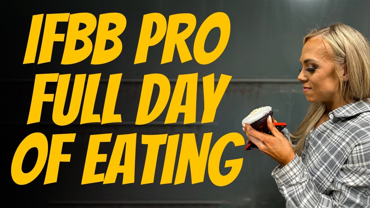 What does an IFBB Bikini Pro Eat? Full Day of Eating Vlog + Macro Breakdown