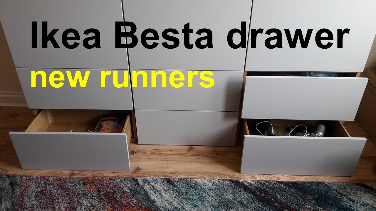 Ikea push open drawer installation and adjustment
