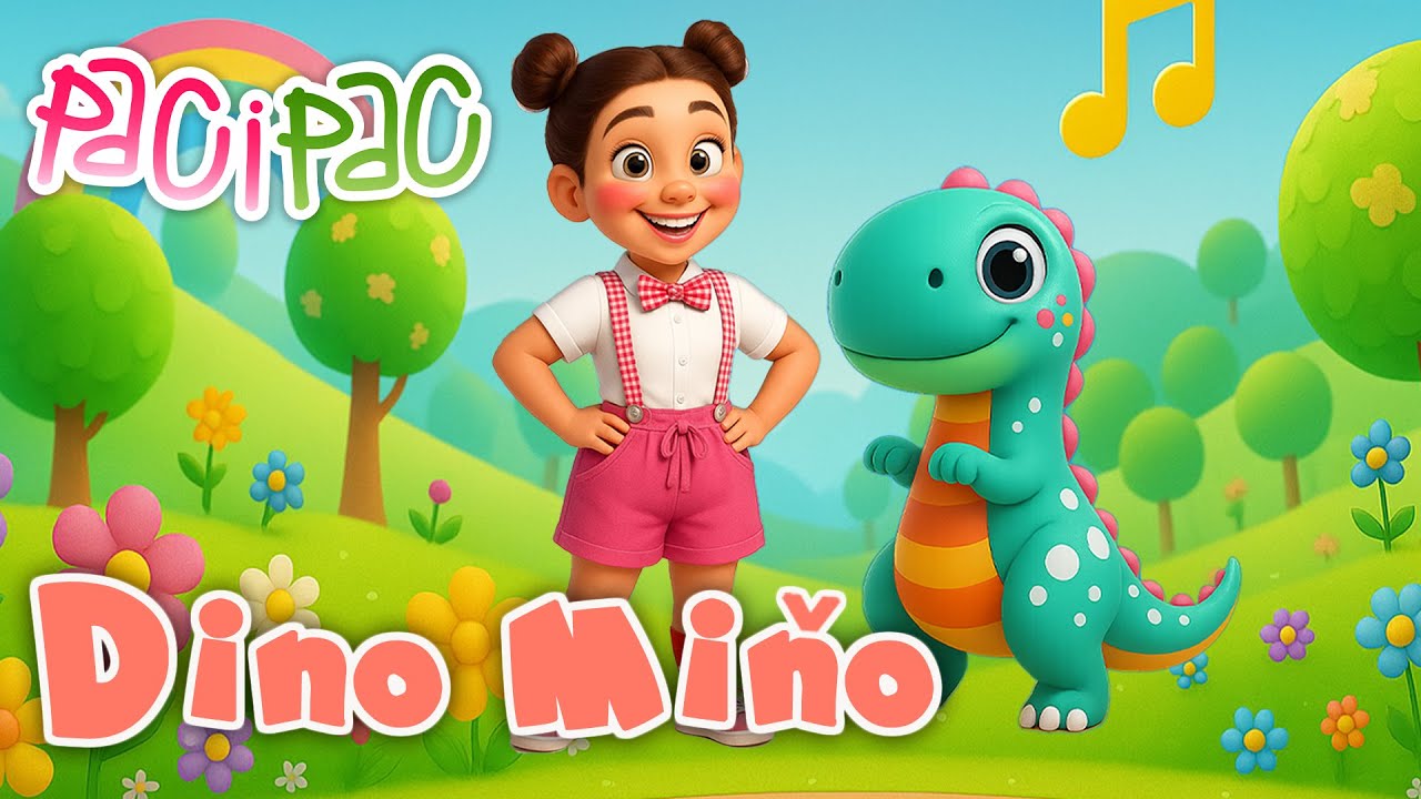 PACI PAC - Dino Miňo | Pre deti | Nursery rhymes | Kids songs