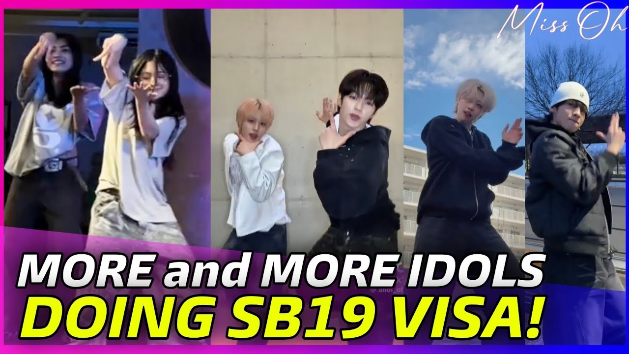 NATALIA GUERRERO, AHOF MEMBERS & JAPANESE ARTISTS dancing to SB19 VISA! 