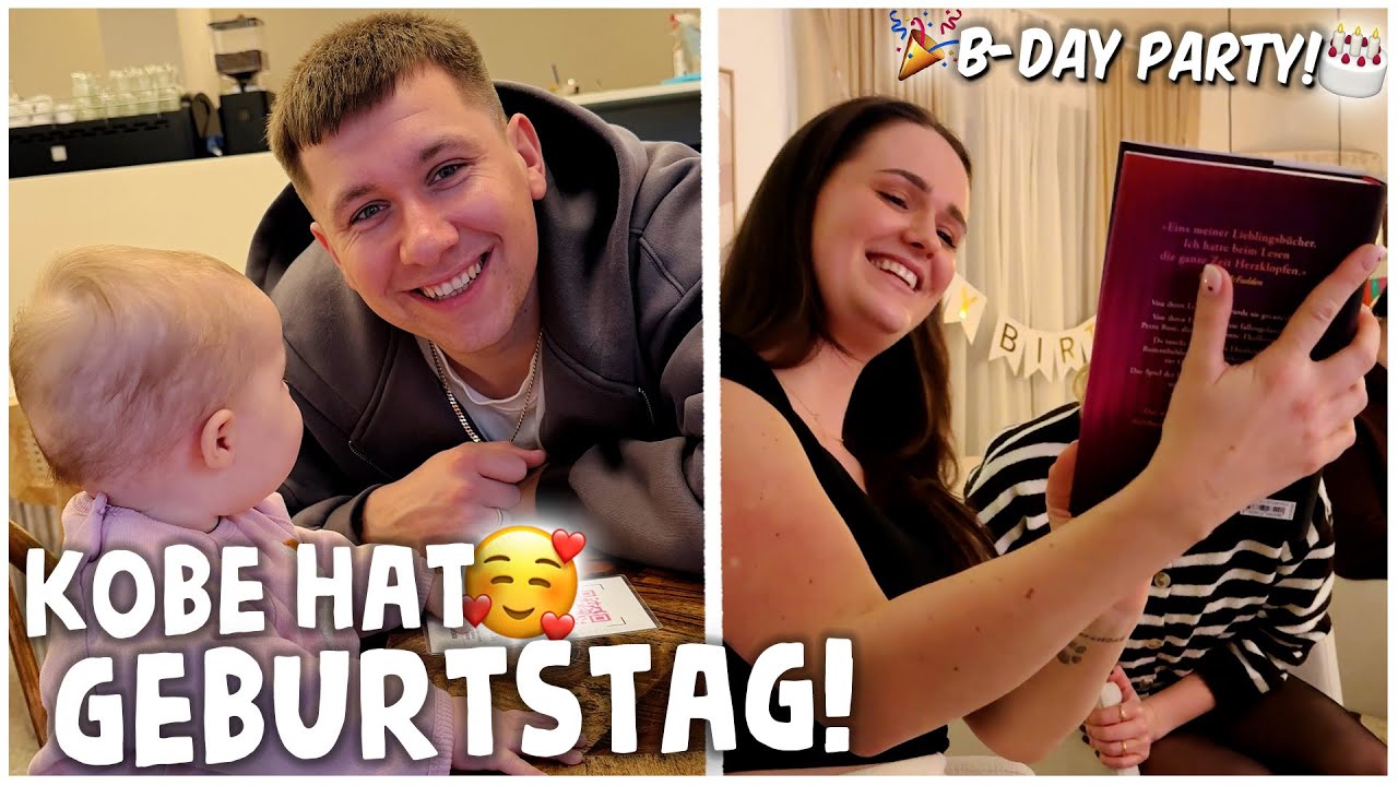KOBE hat GEBURTSTAG!🥹 + unsere BIRTHDAY PARTY😍🥳 | kobexmone