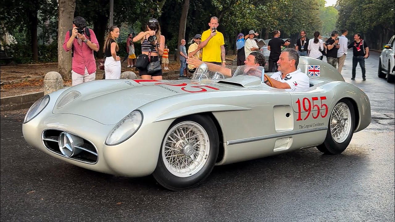 1000 Miglia 2025 - $140M Mercedes SLR Stirling Moss, Bugatti Type 35, Ferrari 250 GT Lusso