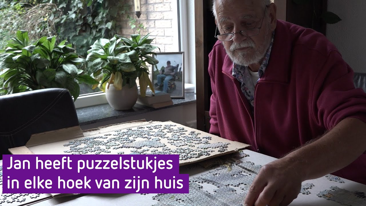 Jan legt een puzzel van 33.600 stukjes, en dat zonder voorbeeld