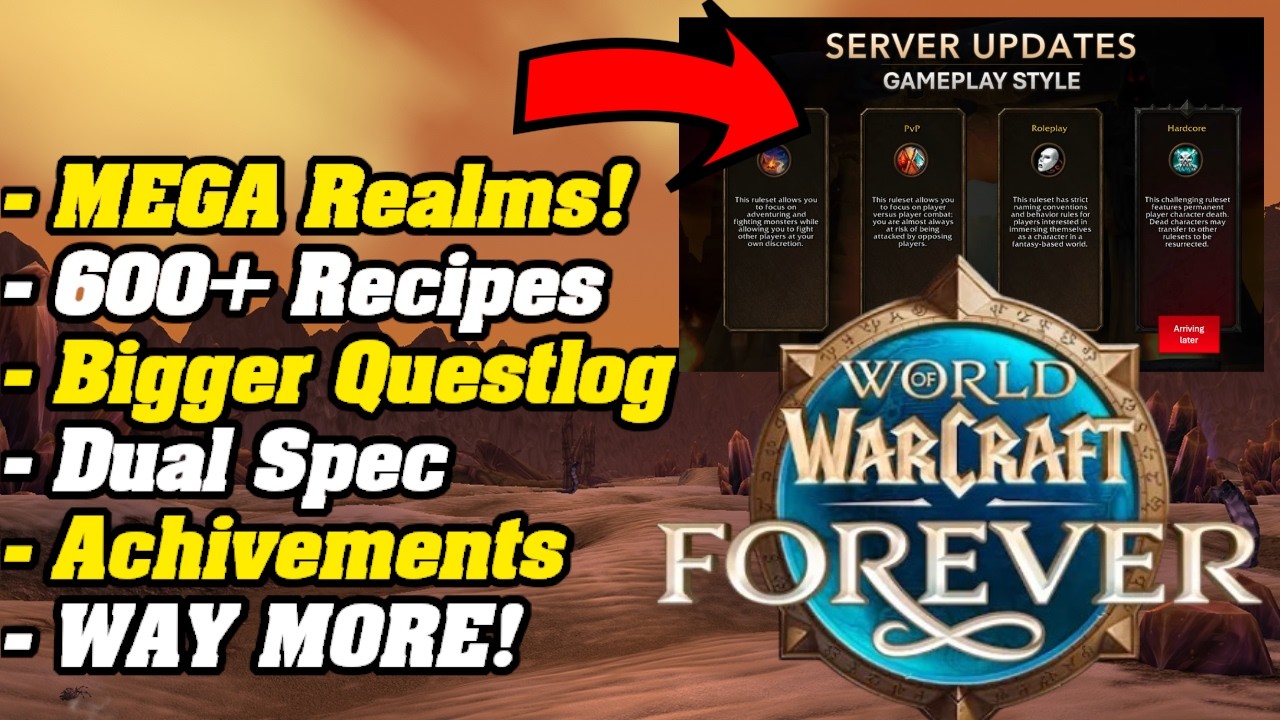 WoW: Forever &mdash; безумные новости и изменения!