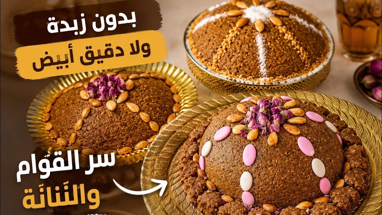 ألذ و احسن سلو او سفوف ممكن تحضري بدون زبدة او دقيق ابيض