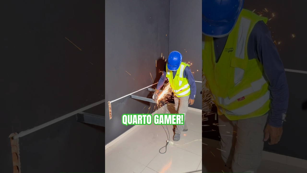 Gamer Room! #work #renovation #bricklayer #viralvideo #fyp