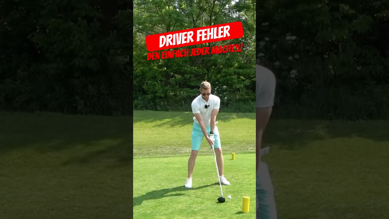 Das ist der DRIVER FEHLER den jeder macht!!! #golftipps #golftechnik #golftraining ⛳️🏌️
