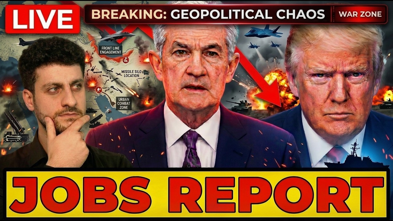 🚨 US JOBLESS CLAIMS LIVE: Jobs Falling, WAR Escalates, Oil EXPLODES — Is the Fed Trapped?