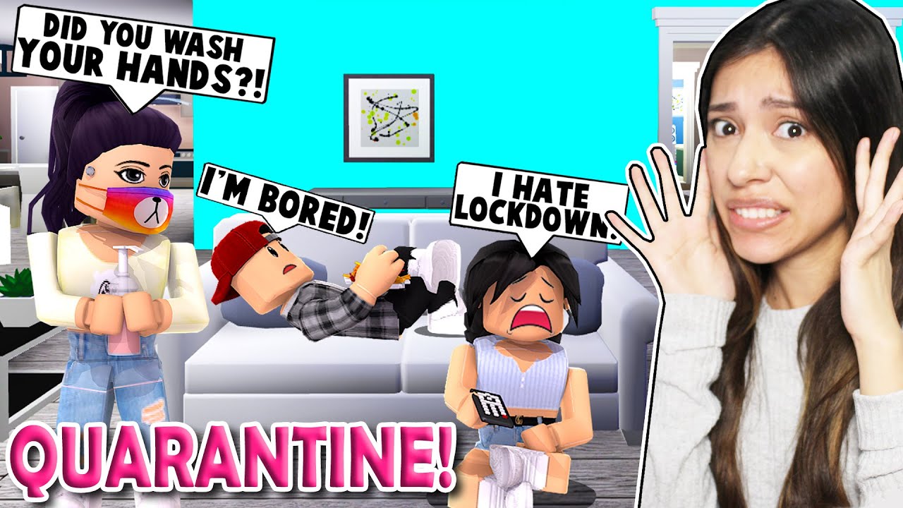 Our FIRST DAY in QUARANTINE! *WE'RE BACK IN LOCKDOWN* - Roblox (Bloxburg Roleplay)