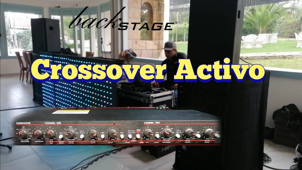 CROSSOVER BACKSTAGE BS183 EL IDEAL PARÁ EMPEZAR CON TU DJ MOVIL O SONIDO