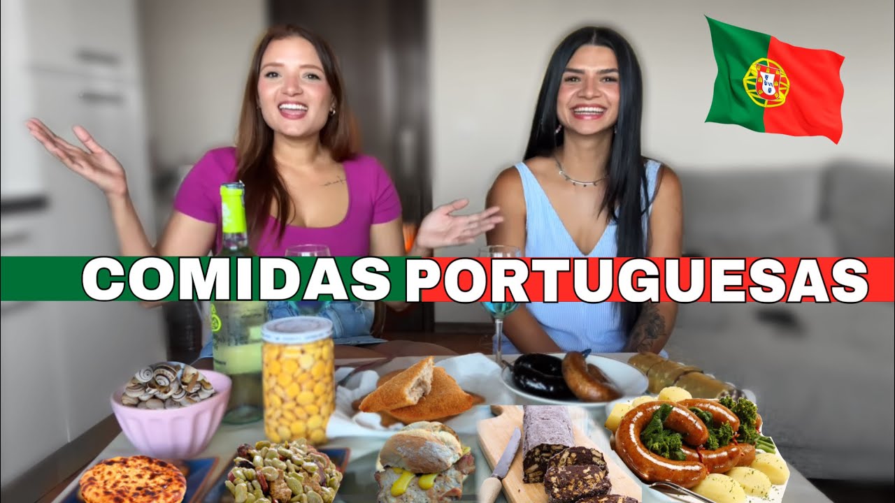EXPERIMENTANDO COMIDAS TÍPICAS DE PORTUGAL 🇵🇹🍽️