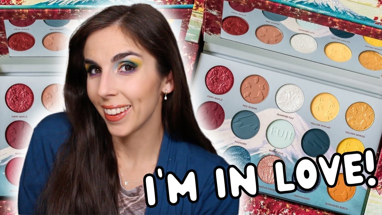 NOMAD FUJI PALETTE IS STUNNING!! | Fuji Five Lakes Eyeshadow Palette First Impressions