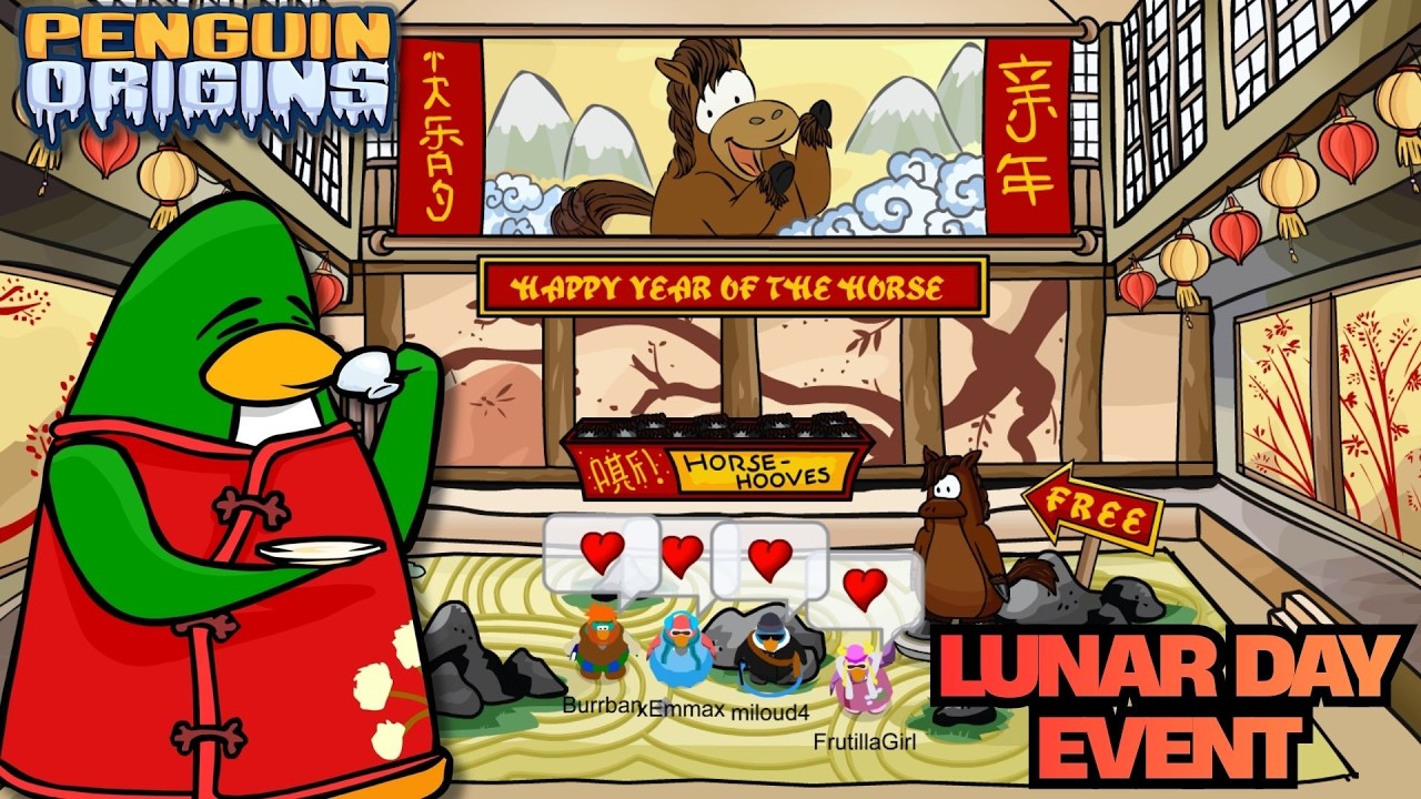 🐎 LUNAR DAY EVENT & MIGRATOR IS HERE! ✨| Penguin Origins