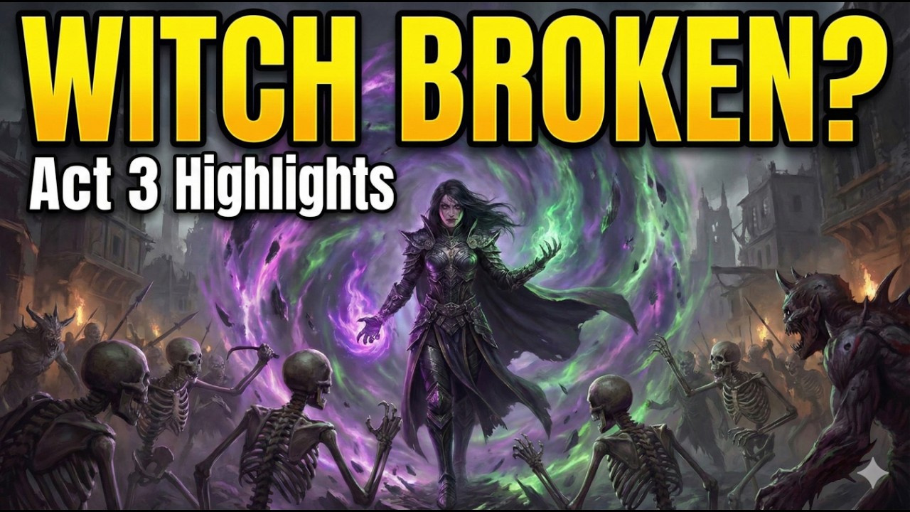 Is the Witch BROKEN in Act 3? | Path of Exile 2 Highlights