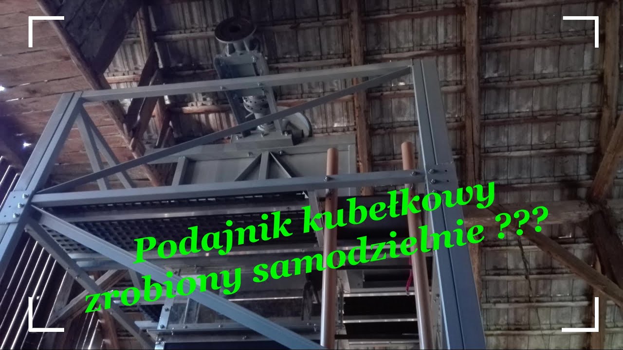 Linia czyszcząca do zboża CZ.1 - Budowa podajnika kubełkowego DIY