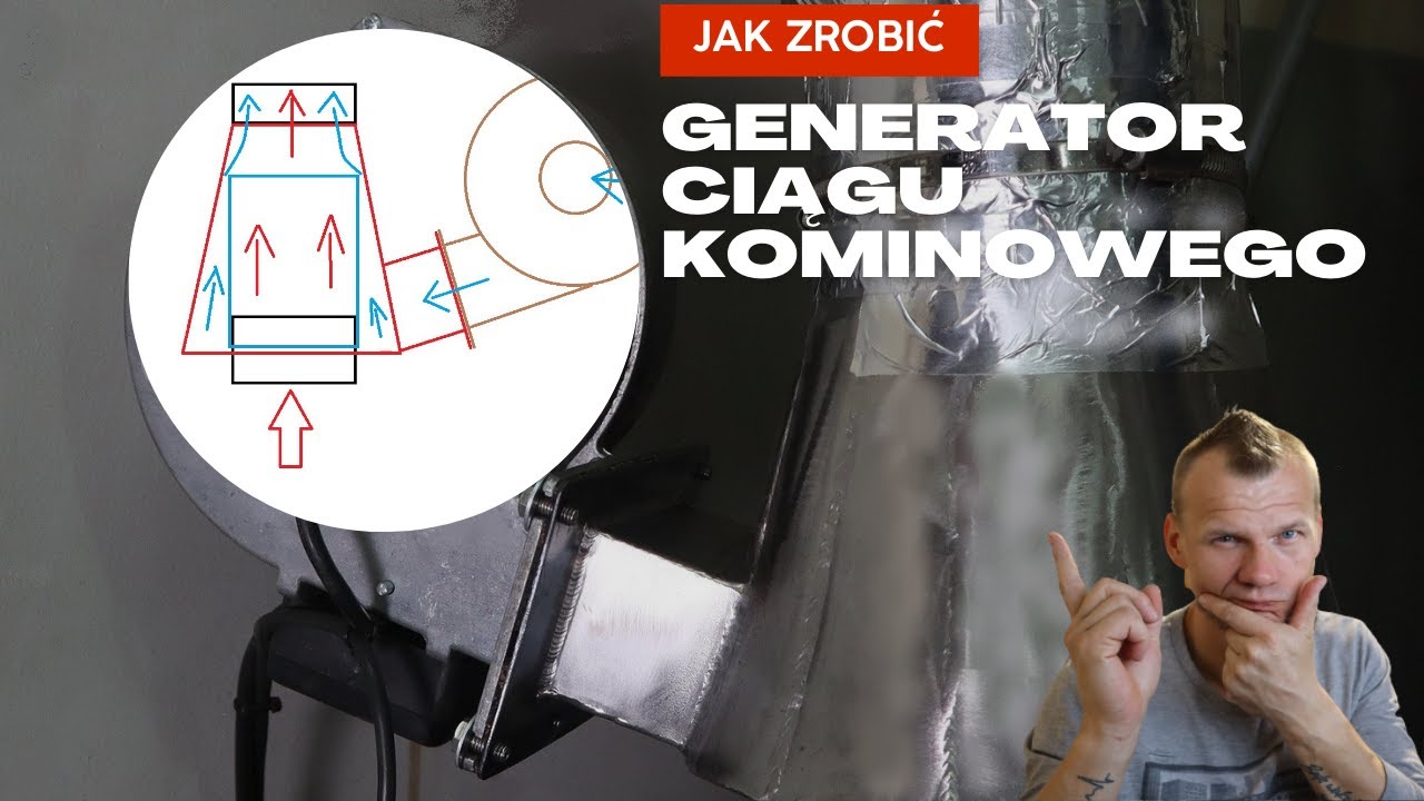 Jak zrobić Generator ciągu kominowego. How to make a chimney draft generator