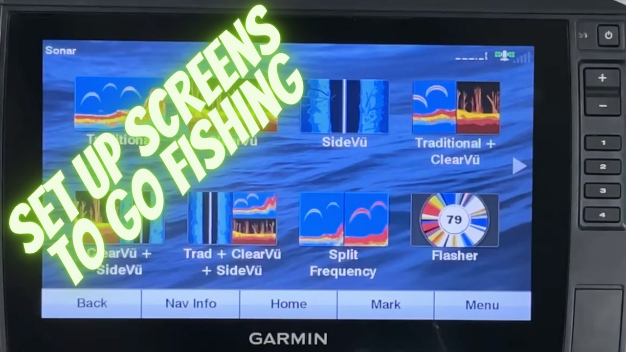 Настройка экрана Garmin